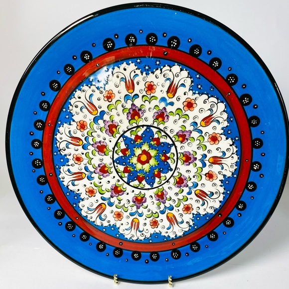 Decorative Turkish Handpainted plate - Picture 1 of 5